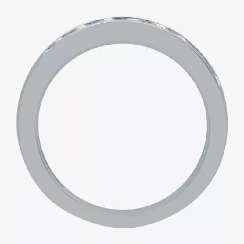 (H-I / I1) Womens 7/8 CT. T.W. Lab Grown White Diamond 10K Gold Wedding Band