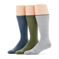 Stafford Casual Performance Mens 3 Pair Big and Tall Crew Socks