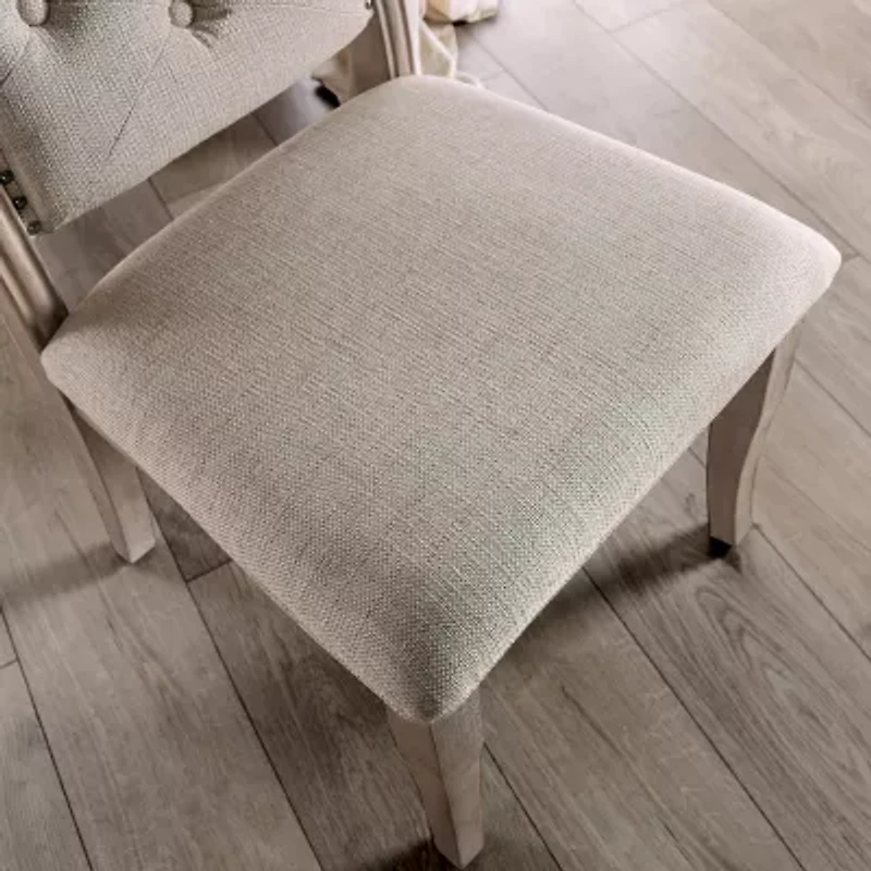 Alvarada 2-pc. Upholstered Tufted Dining Chair