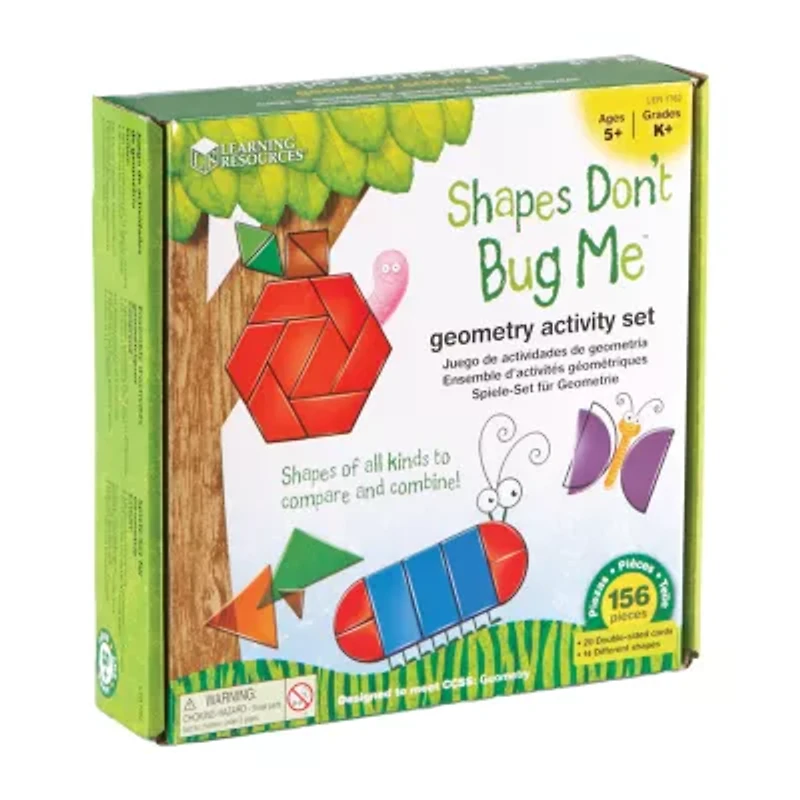 Learning Resources Shapes Don'T Bug Meã‚Â™ Geometry Activity Set