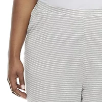 Ambrielle Womens Plus Pajama Pants