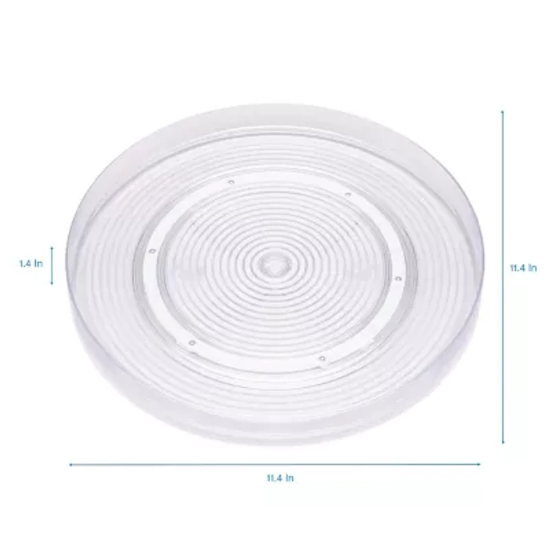 Home Expressions Acrylic 12" Rotating Tray