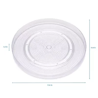 Home Expressions Acrylic 12" Rotating Tray