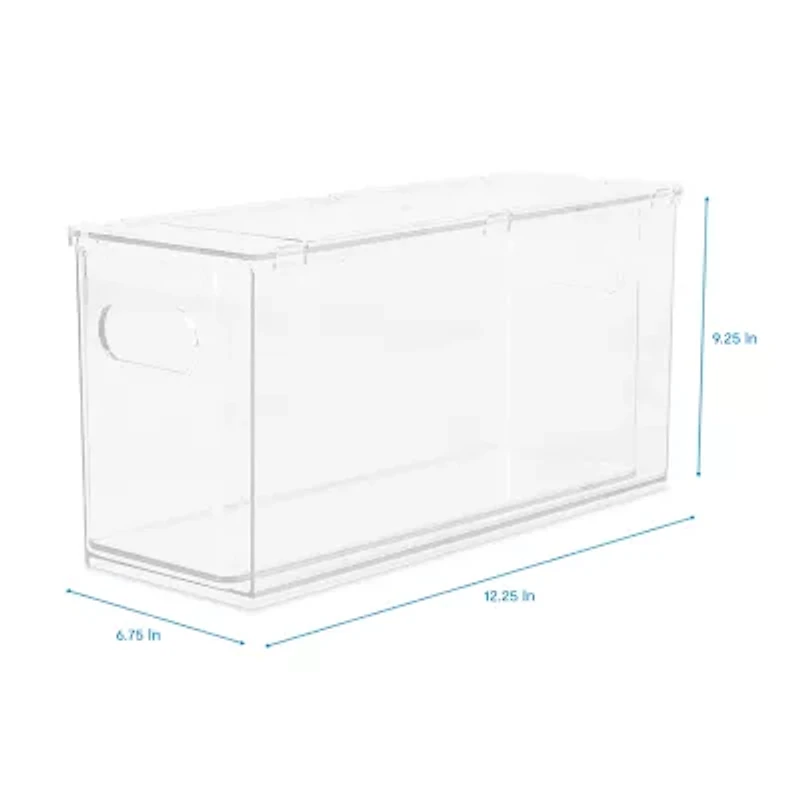 Home Expressions Tall Sliding Single Compartment Storage Bin