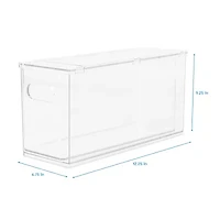 Home Expressions Tall Sliding Single Compartment Storage Bin