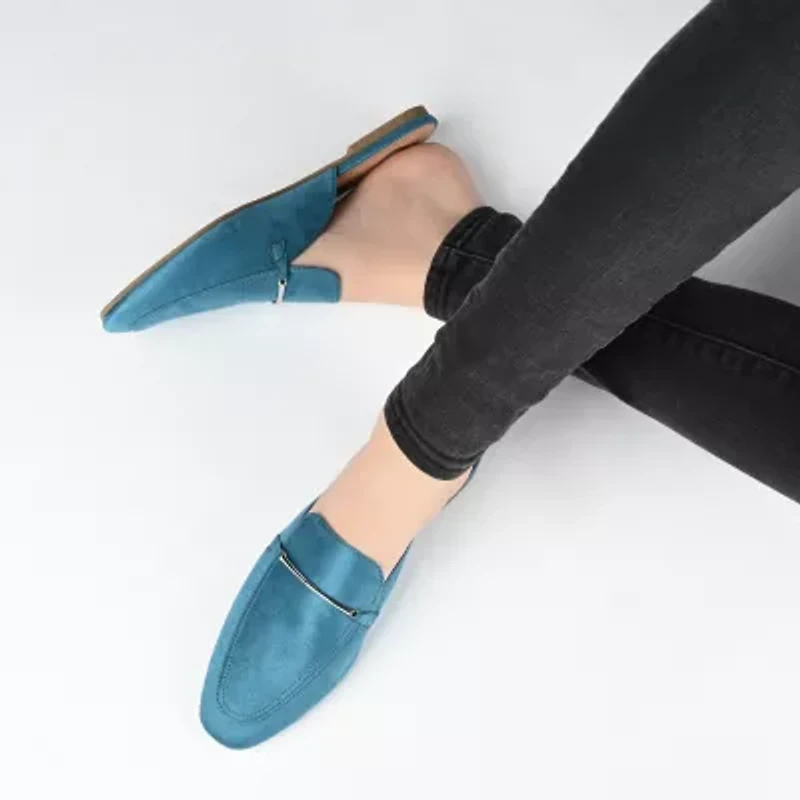 Journee Collection Ameena Womens Round Closed Toe Mules