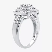 Womens 2 CT. T.W. Lab Grown White Diamond Sterling Silver Cushion 3-pc. Jewelry Set