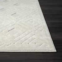 Alina Bel Geometric Indoor Outdoor Rectangular Area Rug