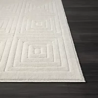 Alina Ely Geometric Indoor Outdoor Rectangular Area Rug