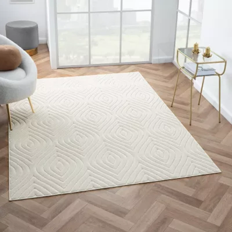 Alina Mich Abstract Indoor Outdoor Rectangular Area Rug