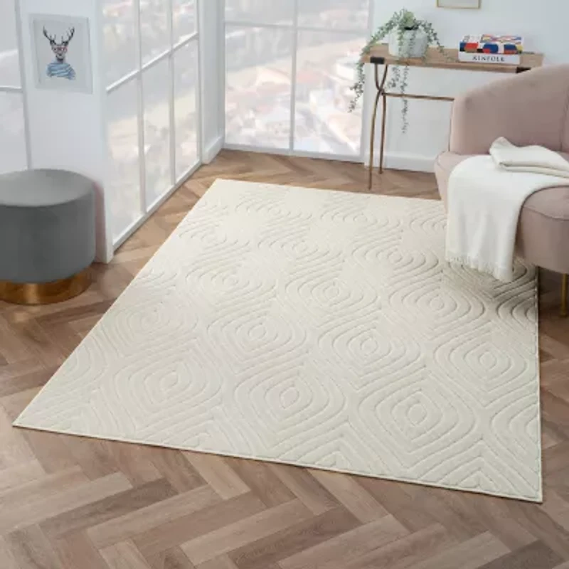 Alina Mich Abstract Indoor Outdoor Rectangular Area Rug