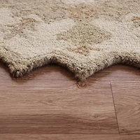 Beatrice Avril Medallion Hand Tufted 3' X 3' Indoor Star Accent Rug