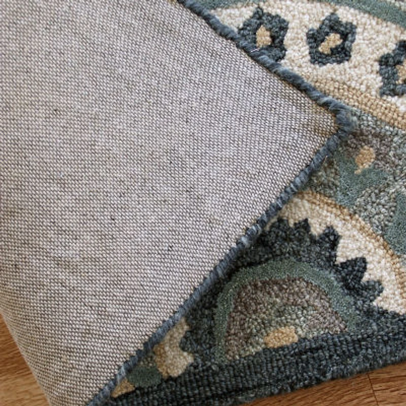 Beatrice Qiera Medallion Hand Tufted 3’X3’ Indoor Round Accent Rug