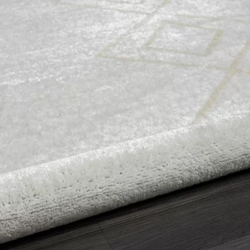 Calixta Bien Diamond Stain Resistant Indoor Rectangular Area Rug