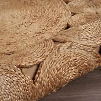 Brynn Zila Dots Braided Stain Resistant Indoor Round Area Rug