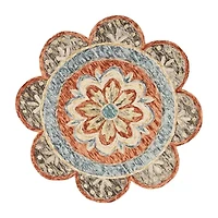 Daisy Frey Floral Hand Tufted Indoor Round Area Rug