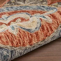 Daisy Frey Floral Hand Tufted Indoor Round Area Rug