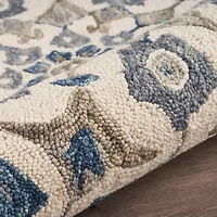 Daisy Ely Floral Hand Tufted Indoor Round Area Rug