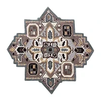 Shena Day Geometric Hand Tufted Indoor Star Area Rug