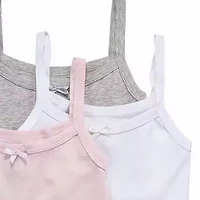 Maidenform Girls Round Neck Sleeveless 3 Pack Camisole