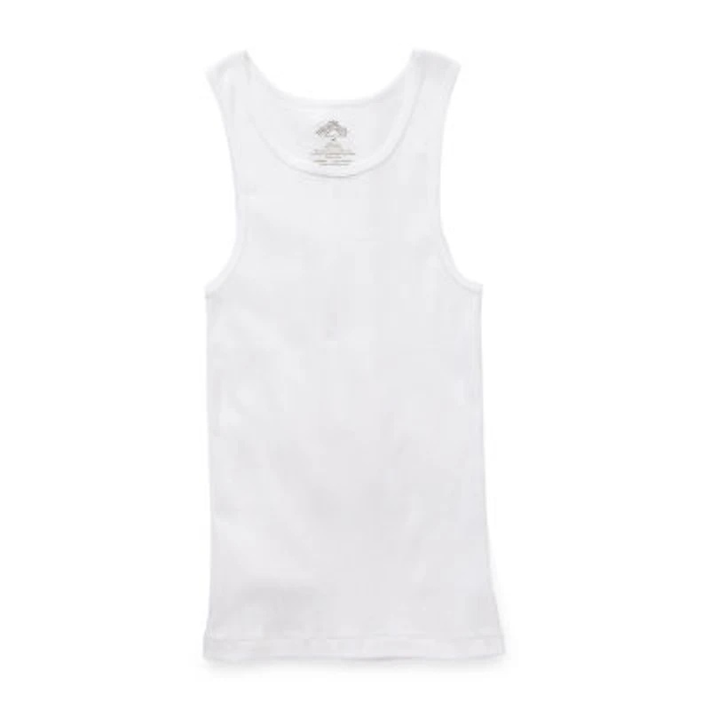 Thereabouts Little & Big Kid Boys Crew Neck Sleeveless 4 Pack Tank