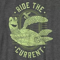 Disney Little & Big Kid Boys Crew Neck Short Sleeve Slim Fit Finding Nemo Graphic T-Shirt