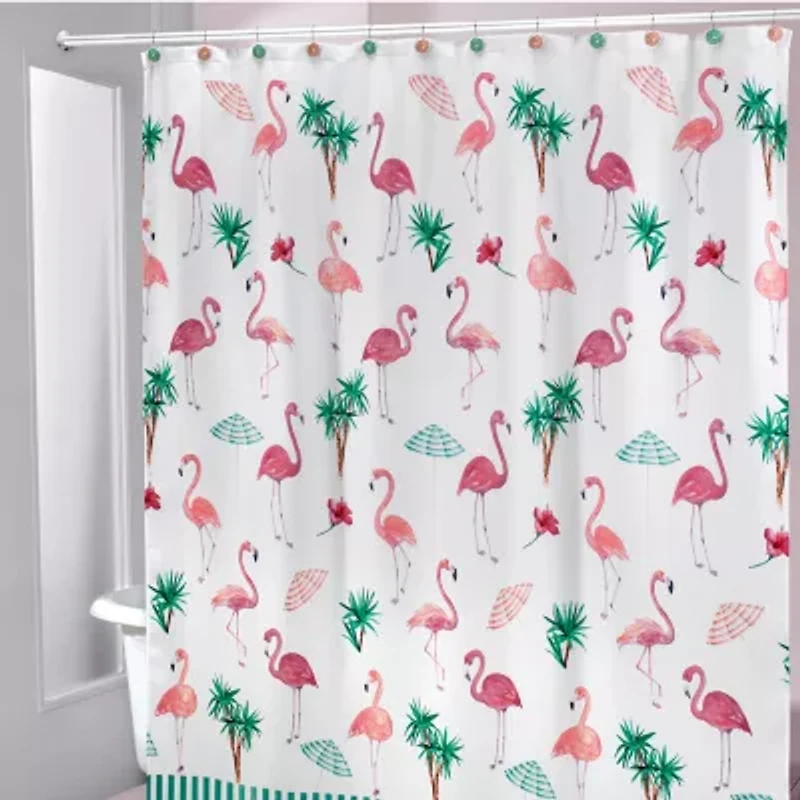 Avanti Flamingo Paradise Shower Curtain