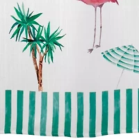 Avanti Flamingo Paradise Shower Curtain