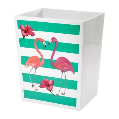 Avanti Flamingo Paradise Trash Can
