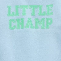 Okie Dokie Baby Boys Round Neck Fleece Long Sleeve Sweatshirt