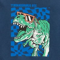 Okie Dokie Toddler & Little Boys Crew Neck Short Sleeve Regular Fit Graphic T-Shirt