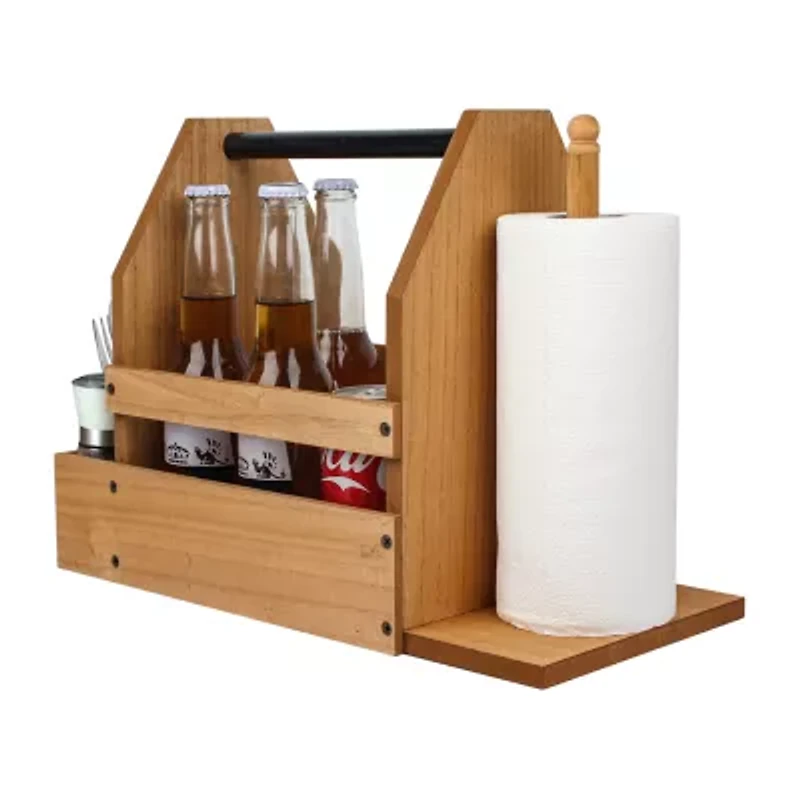 Terraen Wooden Grill Caddy