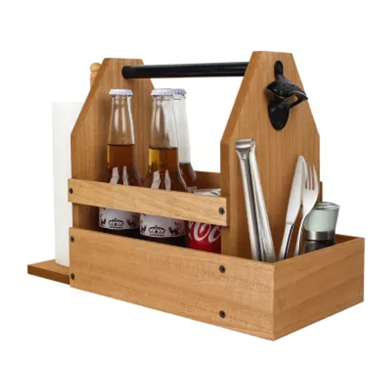 Terraen Wooden Grill Caddy