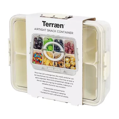 Terraen Air-Tight Snack Container Divided Tray
