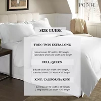 Pointehaven Heavy Weight Cotton Duvet Cover Set