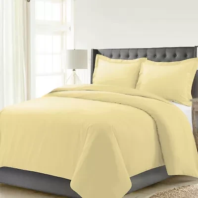 Pointehaven Soft Cotton Duvet Cover Set