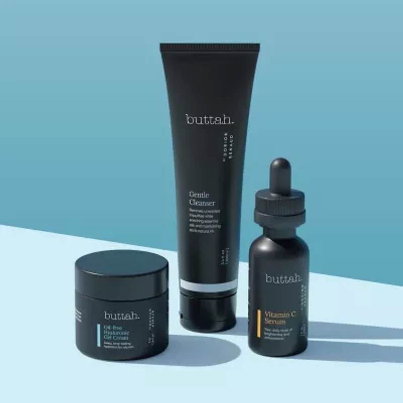 Buttah Skin 3 Piece Skin Transforming Set With Oil Free Hylaluronic Gel