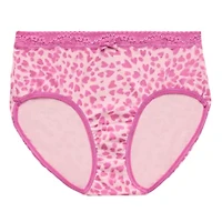 Ambrielle Cotton Womens Average + Full Figure Brief Panty 364260