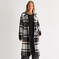 Liz Claiborne Coatigan Womens Tall Midweight Topcoat Coat