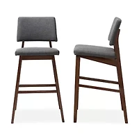 Colton 2-pc. Counter Height Upholstered Bar Stool