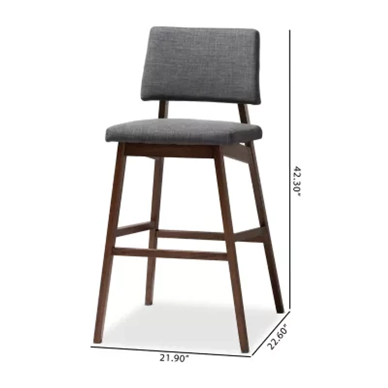 Colton 2-pc. Counter Height Upholstered Bar Stool