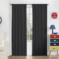 Eclipse Macklin Rod Pocket Energy Saving Blackout Single Curtain Panel