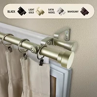 Rod Desyne Bonnet Double Curtain