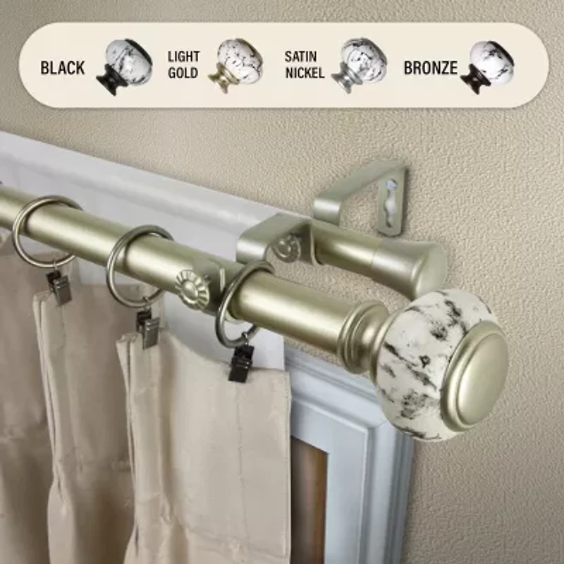 Rod Desyne Kelly Double Curtain