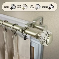 Rod Desyne Kelly Double Curtain