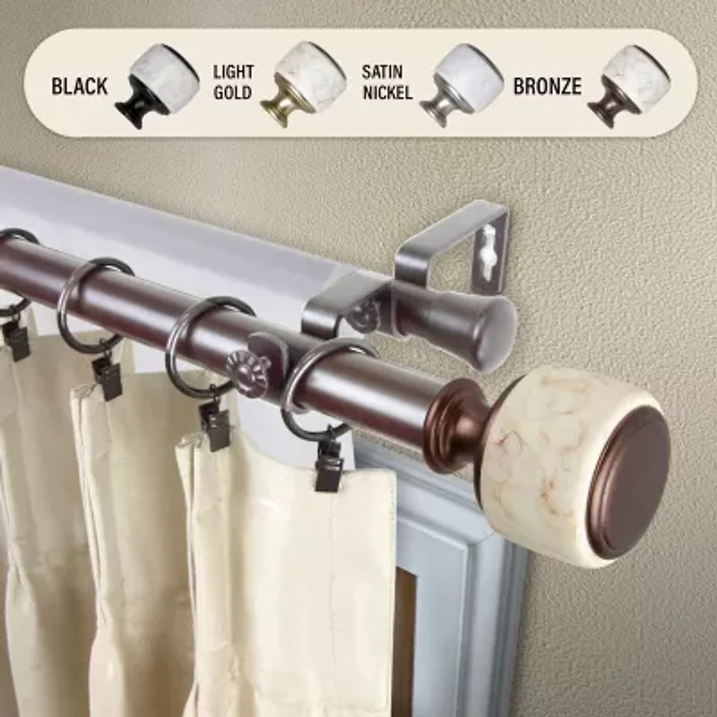 Rod Desyne Morton Double Curtain