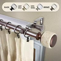 Rod Desyne Morton Double Curtain