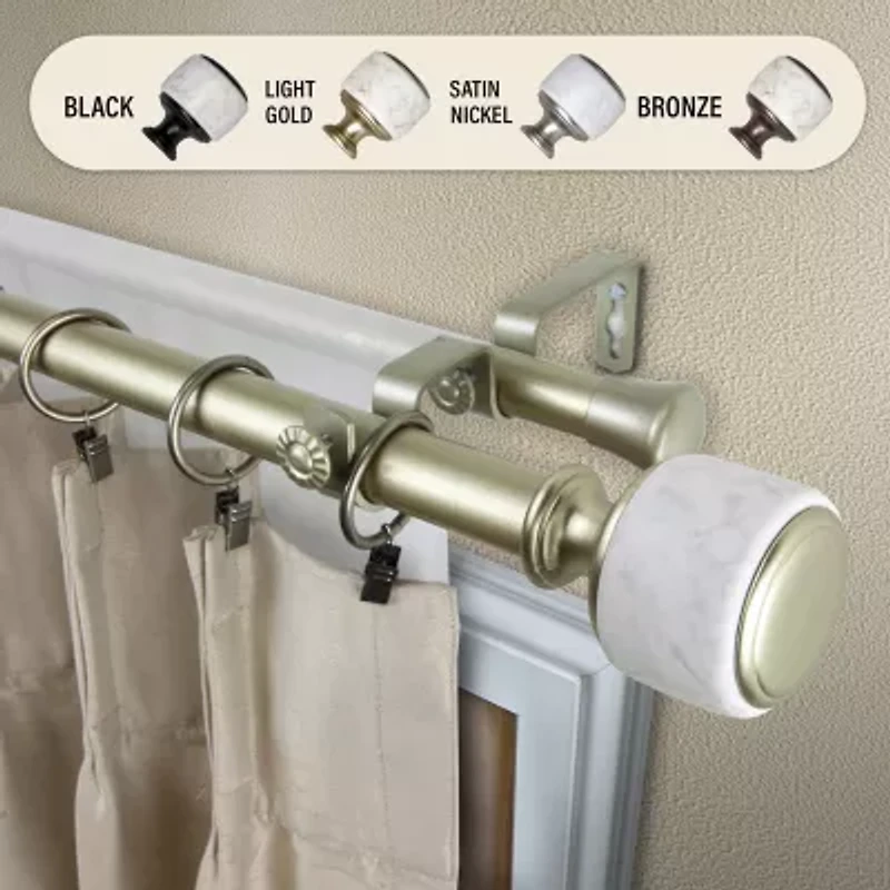 Rod Desyne Morton Double Curtain