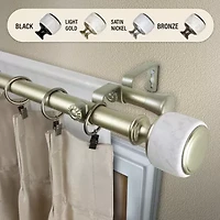 Rod Desyne Morton Double Curtain