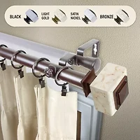 Rod Desyne Estelle Double Curtain